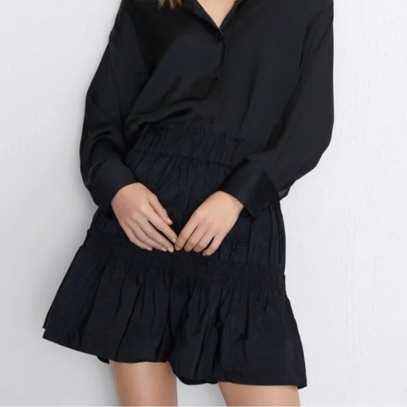 Zara Taffeta Skirt - Picture 4 of 8